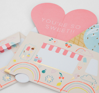Ice Cream Valentine's Cards (x12)