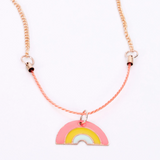 Enamel Rainbow Necklace