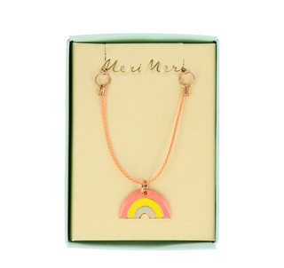 Enamel Rainbow Necklace