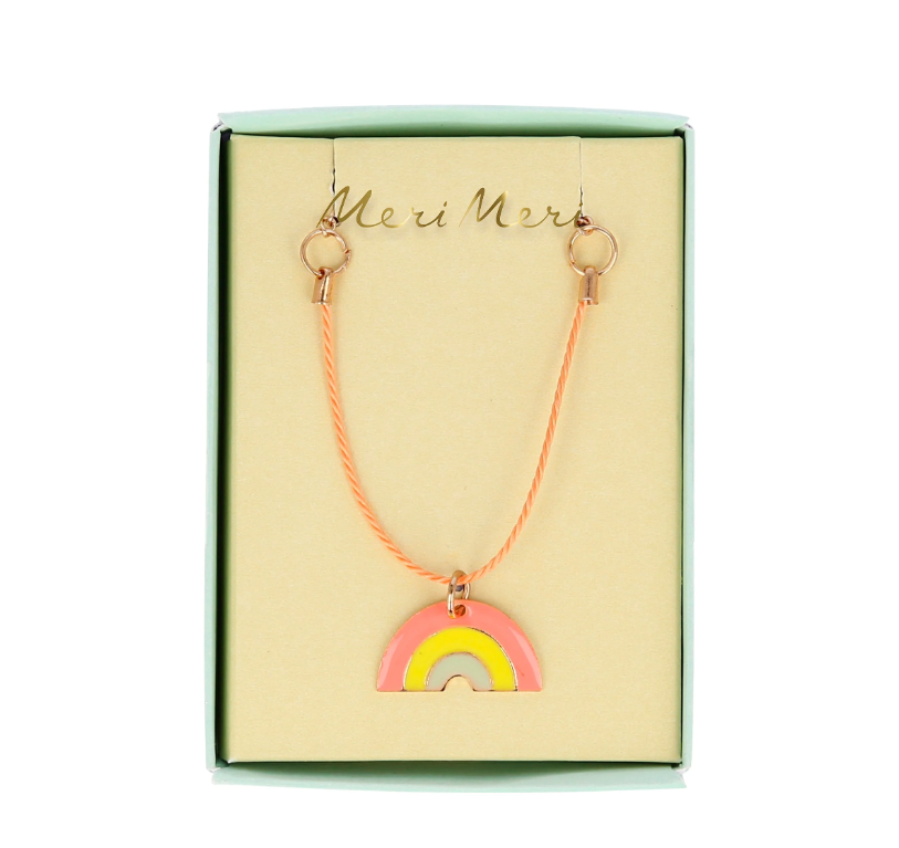 Enamel Rainbow Necklace