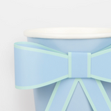 Pastel Bow Cups (x8)