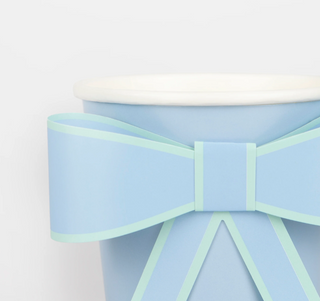 Pastel Bow Cups (x8)