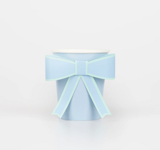 Pastel Bow Cups (x8)