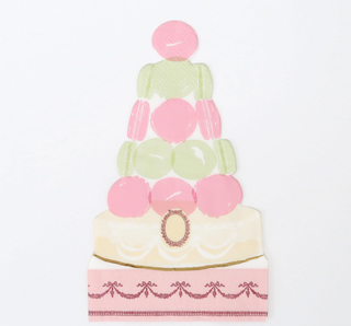 Meri Meri x Ladurée Paris Macaron Pyramid Napkins (x16)