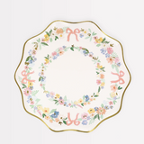 Elegant Floral Side Plates (x8)