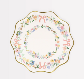 Elegant Floral Side Plates (x8)