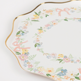 Elegant Floral Side Plates (x8)