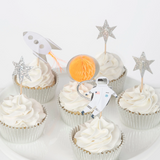 Space Cupcake Kit (x24 toppers)