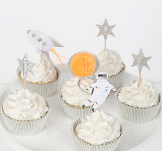Space Cupcake Kit (x24 toppers)