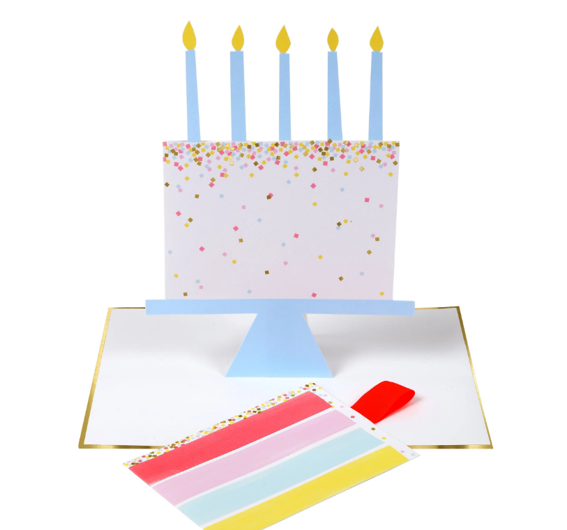 Cake Slice Stand-Up Birthday Card