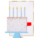 Cake Slice Stand-Up Birthday Card