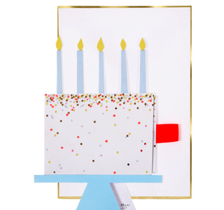 Cake Slice Stand-Up Birthday Card