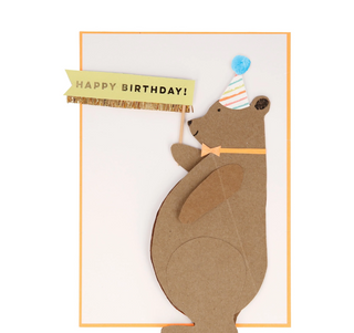 Honey Bear Stand-Up Card