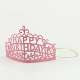 Wearable Pink Tiara Birthday Card