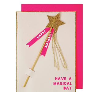 Magic Wand Birthday Card