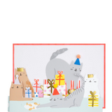 Cat Party Birthday Card