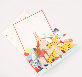 Circus Concertina Card