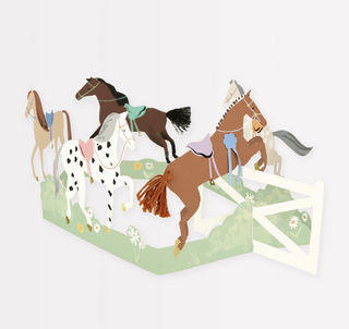 Concertina Horse Card