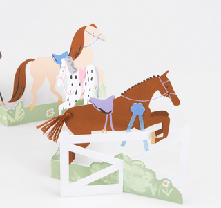 Concertina Horse Card
