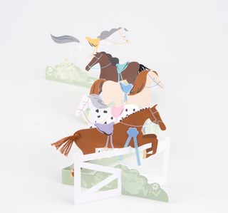 Concertina Horse Card