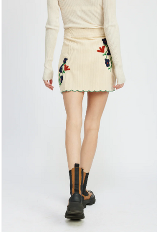 Sveta Corduroy Mini Skirt