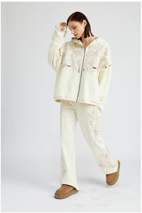 Image of Romilla Embroidered Sweat Pants