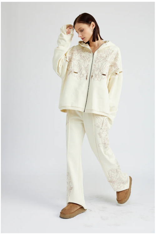 Romilla Embroidered Sweat Pants