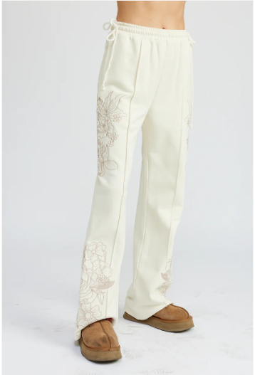 Image of Romilla Embroidered Sweat Pants