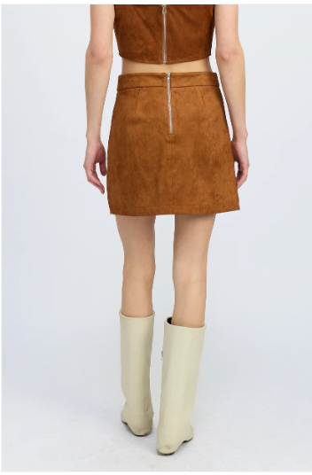 Image of Nico Embroidered Mini Skirt