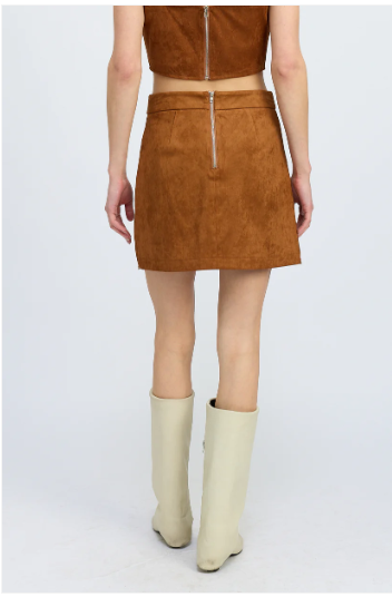 Nico Embroidered Mini Skirt