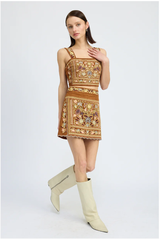 Image of Nico Embroidered Top