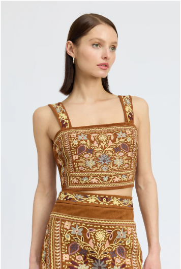 Image of Nico Embroidered Top