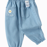 Balabala Baby Girl Have Fun Style Denim Trousers