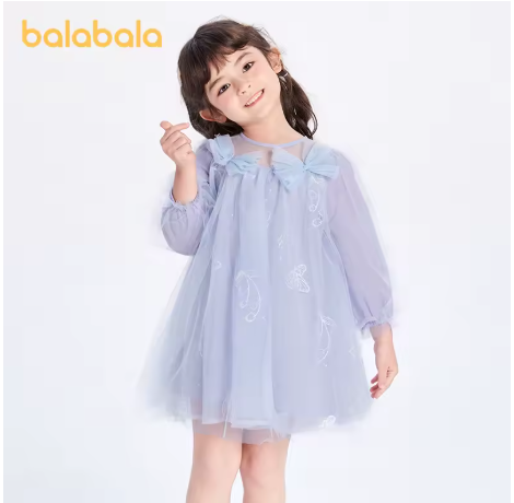 Balabala Toddler Girl Woven Dress