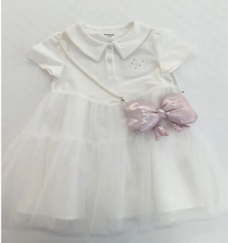 Balabala Toddler Girl Have Fun Style Knitted One-Piece Dress