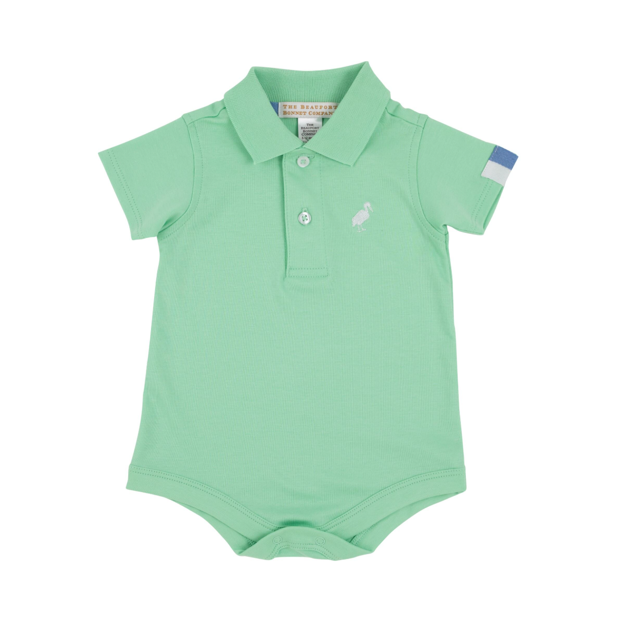 The Beaufort Bonnet Company - Prim & proper Polo -pima Onesie