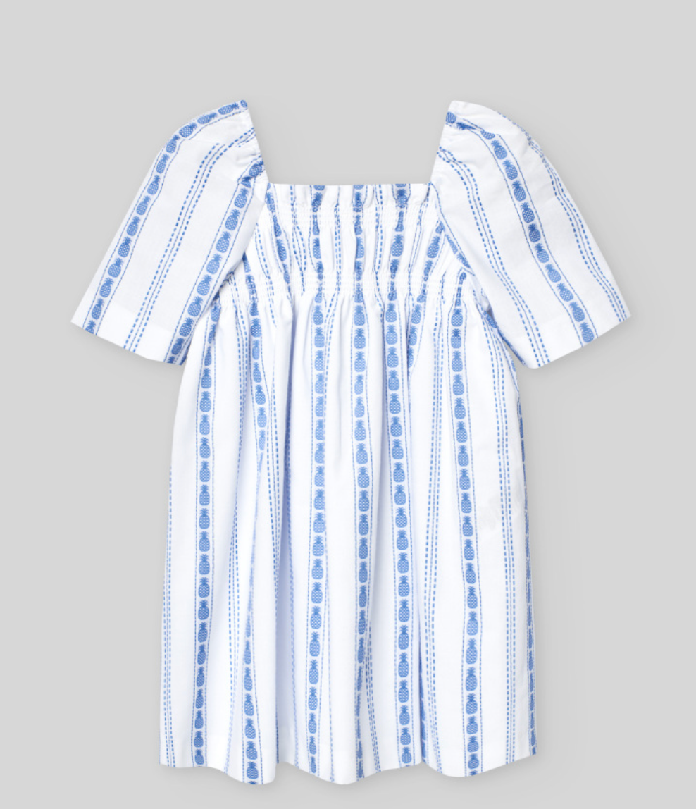 Image of Woven Infant Girl Dress 