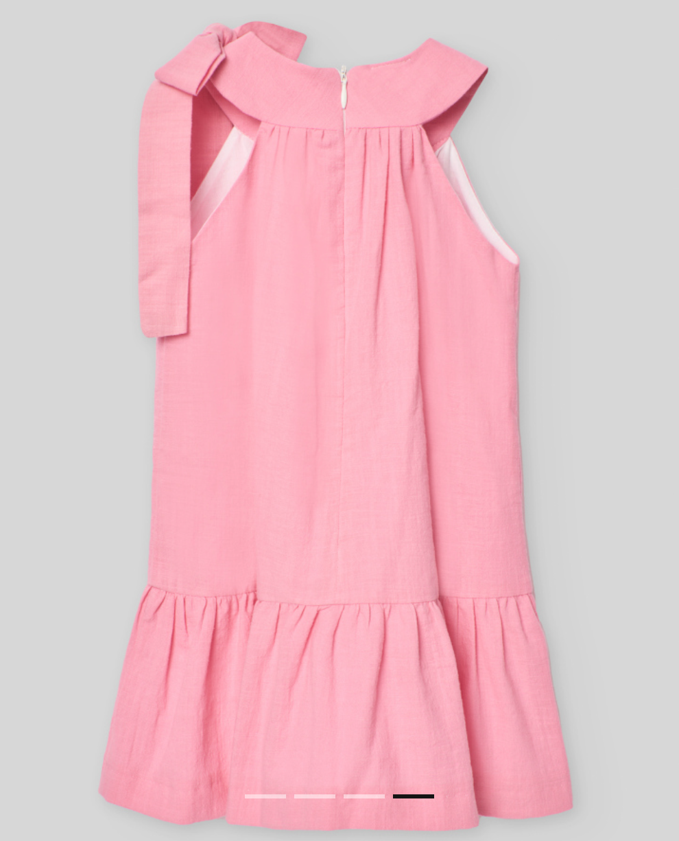 Image of Woven Infant Girl Dress 