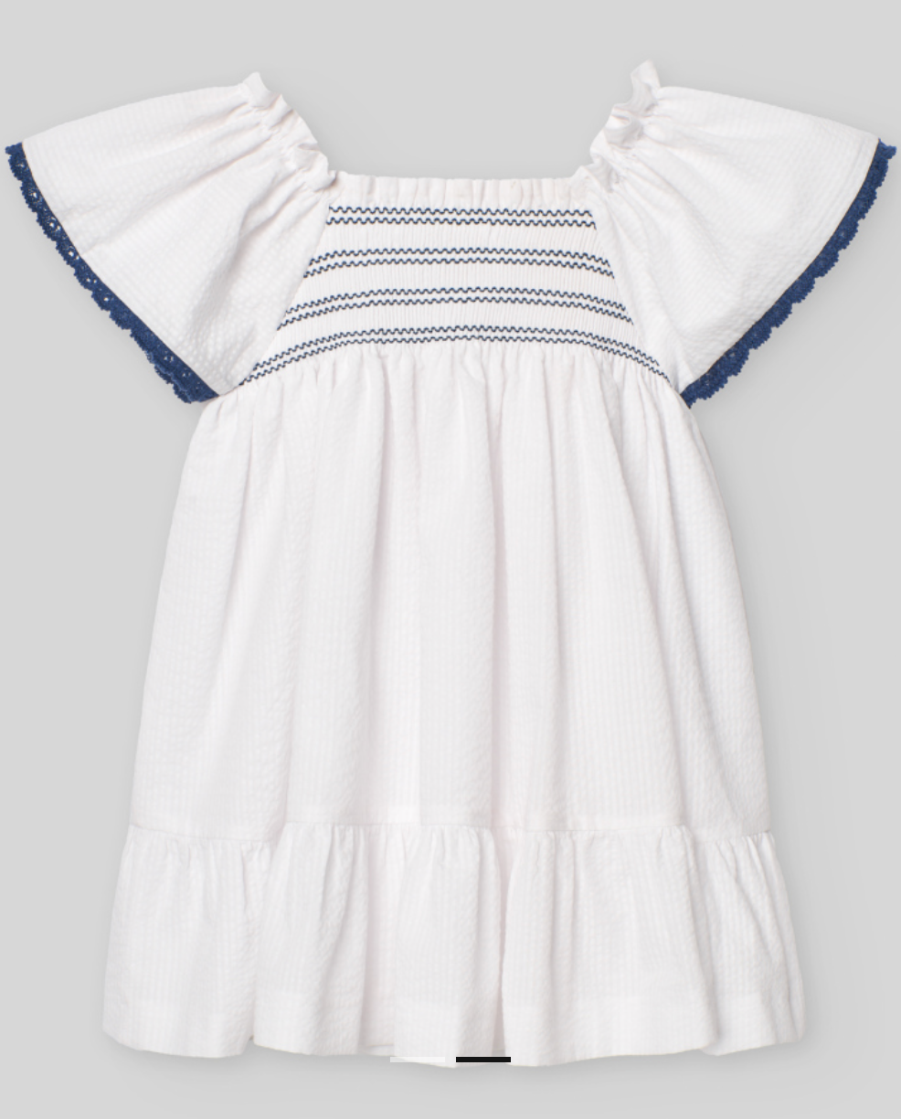 Image of Woven Infant Girl Dress 