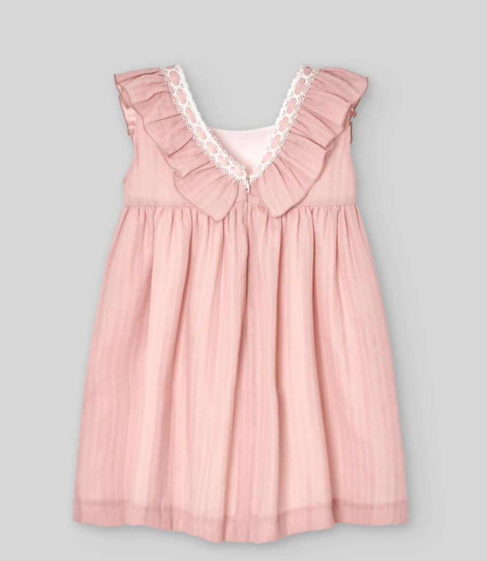 Image of Woven Infant Girl Dress 