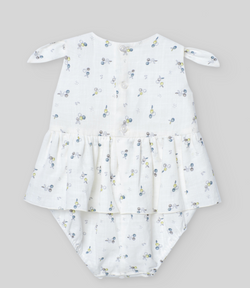Image of Woven Newborn Romper 