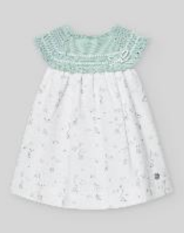 KNIT NEWBORN DRESS