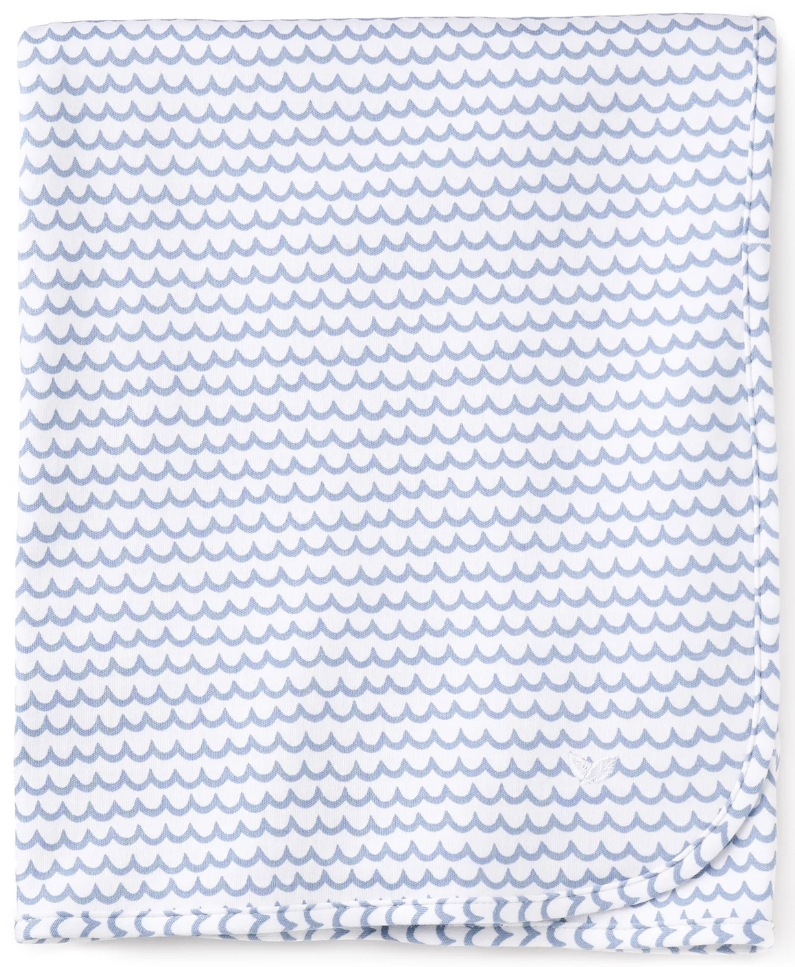 Pima Baby Blanket in La Mer