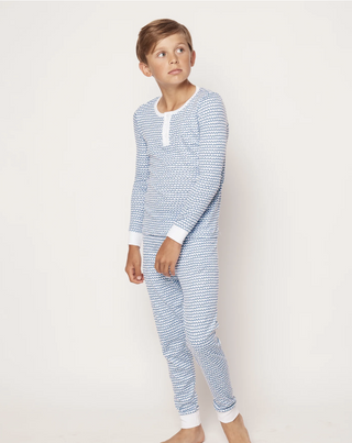 Pima Snug Fit Pajama Set in La Mer