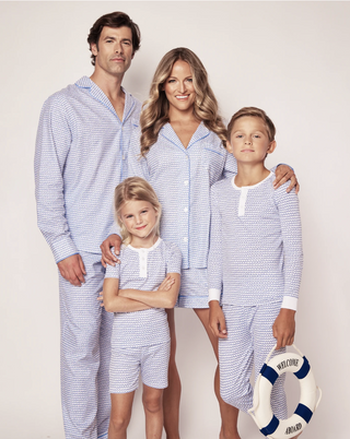 Pima Snug Fit Pajama Set in La Mer
