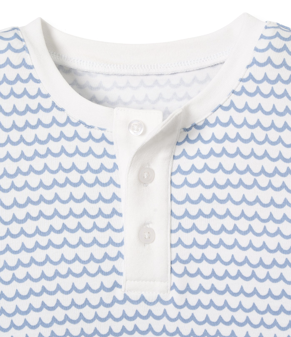 Pima Snug Fit Pajama Set in La Mer