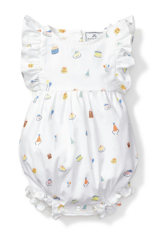 Birthday Wishes Ruffled Romper