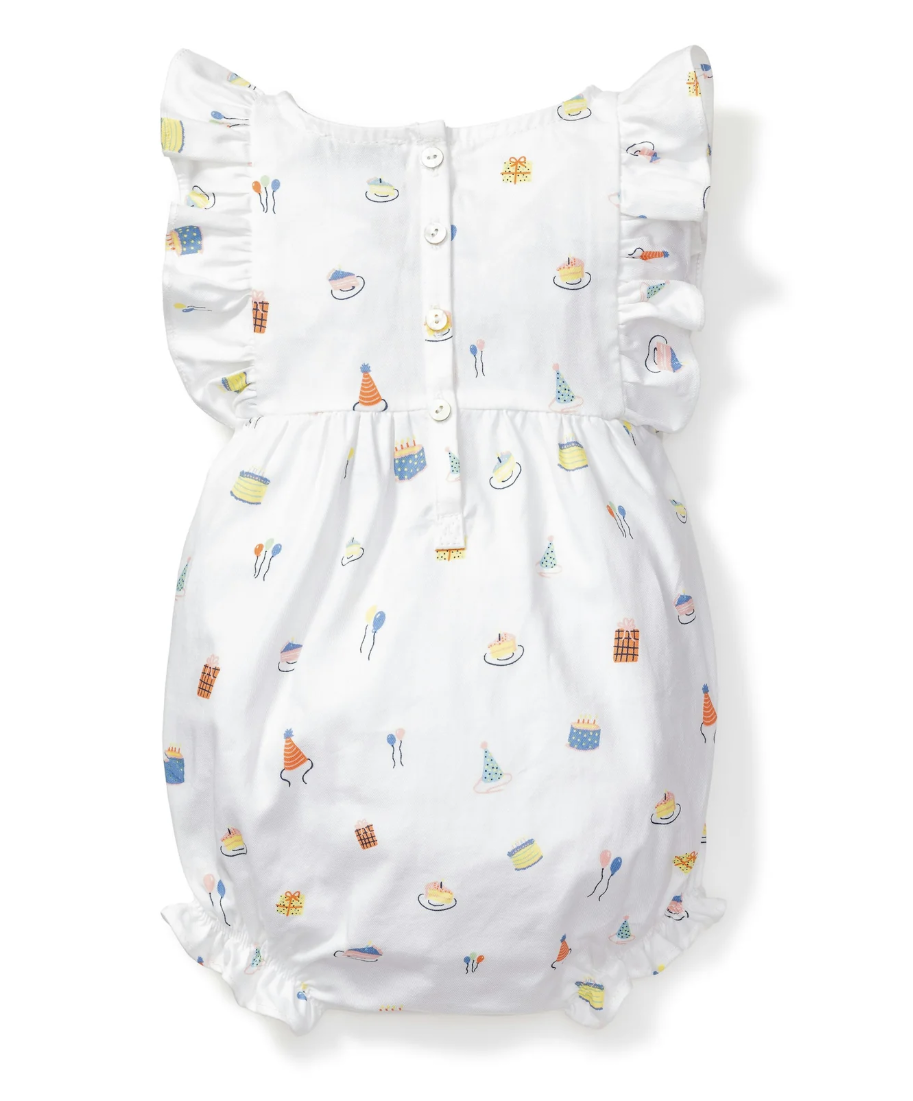 Birthday Wishes Ruffled Romper