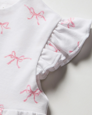 Isla Pima Play Romper in Blushing Bows