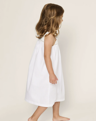 Girl's Twill Esme Nightgown in White